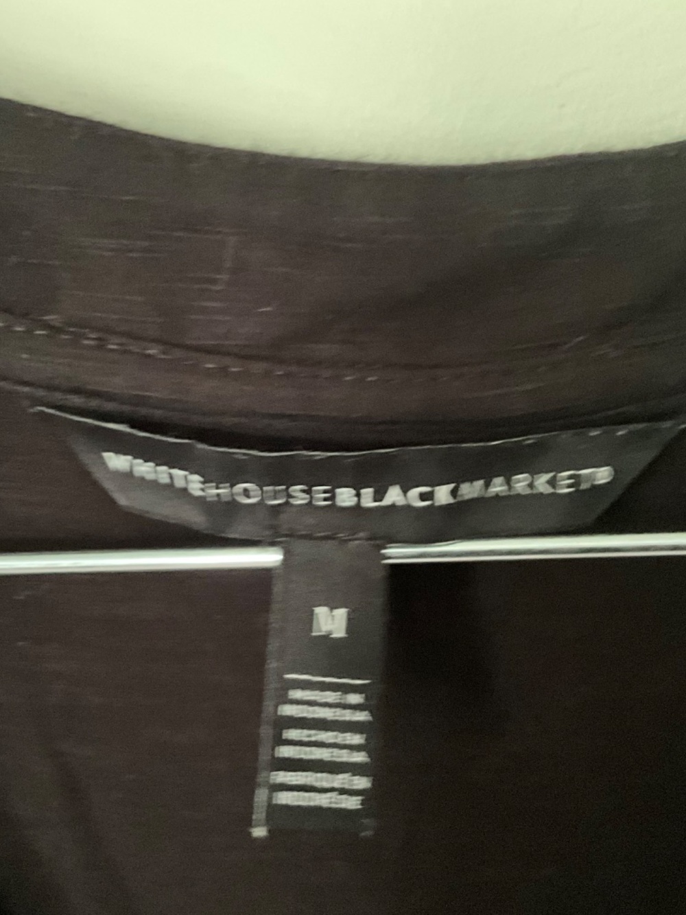 White House Black Market Black T-shirt Maxi Dress - Picture 3 of 3